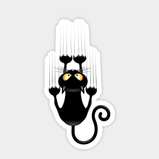 Black cat Sticker